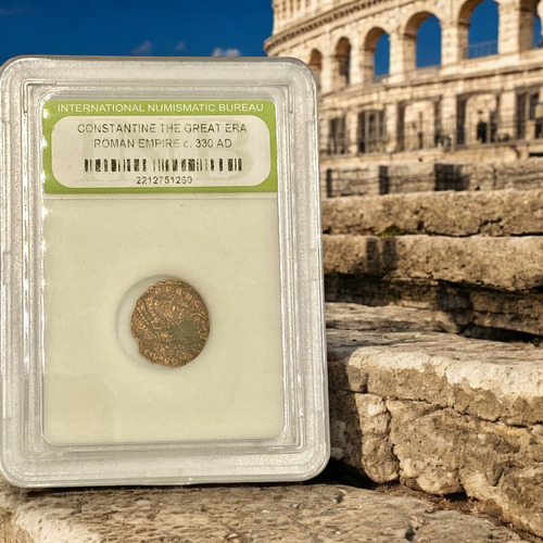 Moneda Romana Circa 330 Era Imperio Constantino (Usado)