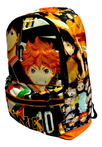 Mochila De Tela Anime Haikyuu Shoyo Hinata Edición Especial