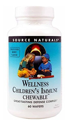 Source Naturals Wellness De Los Niños Inmune Chewable, Great