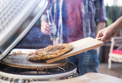 Imagen 4 de 8 de Piedra Para Pizza Accesorio Kamado Argentino Porteño 18
