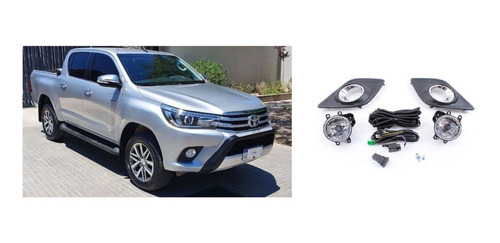 Kit Neblineros Toyota Hilux 2016 Al 2020 Bel Crromado