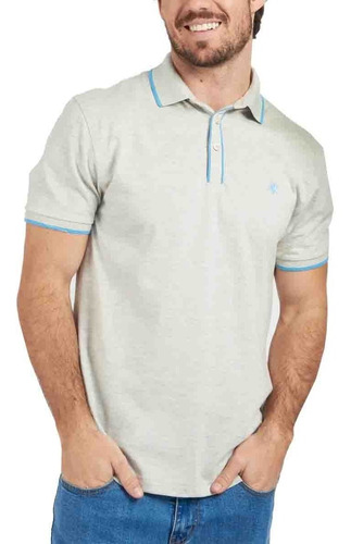 Chomba Hombre Oxford Polo Club Pique Mc Moon Gris Cl Pre