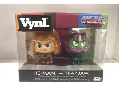 Funko: He-man Y Trap Jaw Vynl Master Of The Universe Sellado