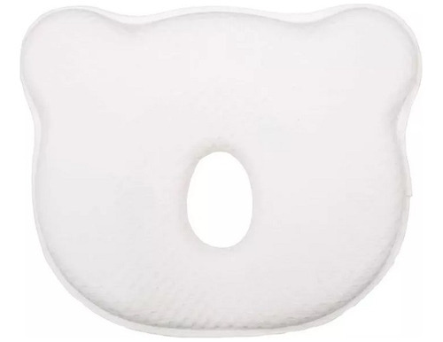 Travesseiro para bebê anatômico urso Branco 16149 Buba