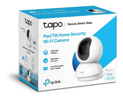  Cámara Wi-fi Rotatoria De Seguridad 1080tp-link Tapo -c200 