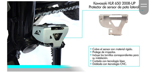 Protector Sensor De Pata Kawasaki Klr 650 