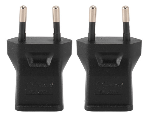 Adaptador De Enchufe Hembra Eu A Nema 115r, 2 Piezas