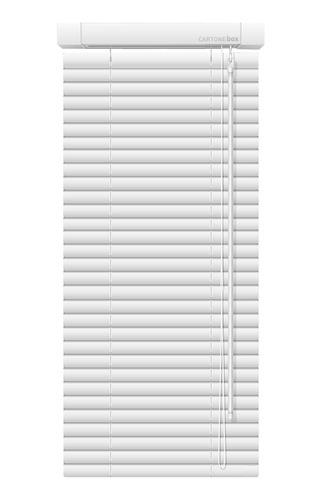 Persiana Horizontal Alumínio 60x256 Cm Cortina 256x60 Cm