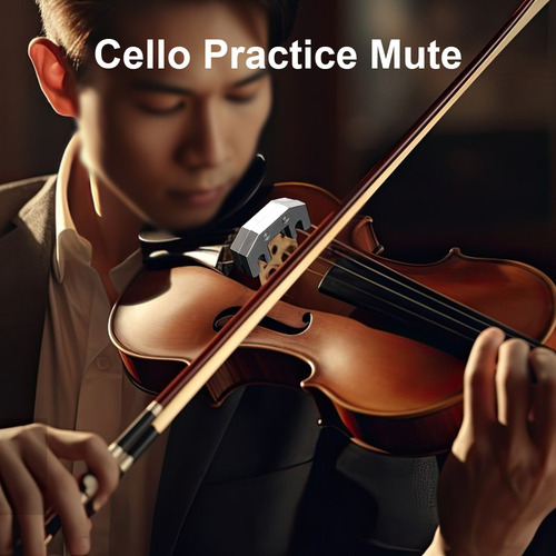 Cello Practice Mute: Metal For Sesiones Nocturnas