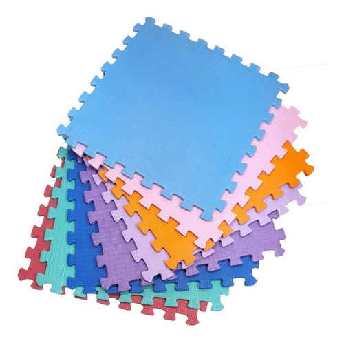 Imagen 3 de 3 de Tatami Goma Eva Encastrable Gym 100x100x11mm Fabrica X4