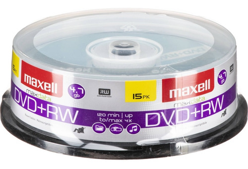 Disco Regrabable Dvd + Rw Maxell (1 Unidad) Taiwan 4.7gb A+