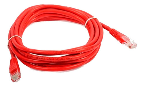 Patch Cord 2,5 Mts Furukawa 35123304 Cat6 Rojo Cable De Red