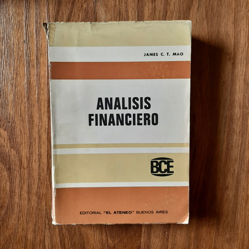 Análisis Financiero James C. T. Mao Ed, El Ateneo (Usado)