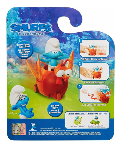 Smurf Desastrado & Spitfire Os Smurfs E A Vila Perdida Peyo