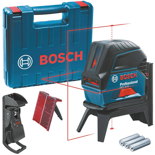 Imagem 1 de 10 de Nível À Laser De Linhas Gcl 2-15 Bosch + Maleta + Suporte