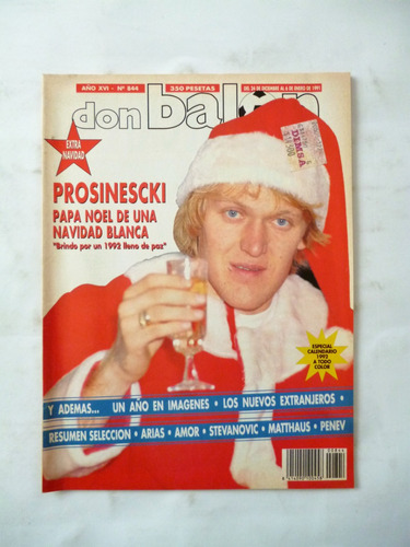 Revista Don Balón Navidad 1990