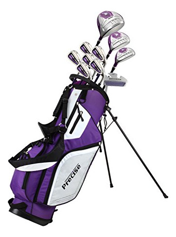 Conjunto De Palos De Golf M5 Para Zurdas, Color Morado.