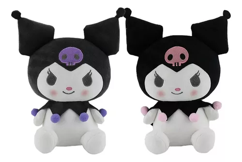 Novo Kawaii Anime Cartoon Bonito 20Cm Kuromi de Pelúcia Boneca