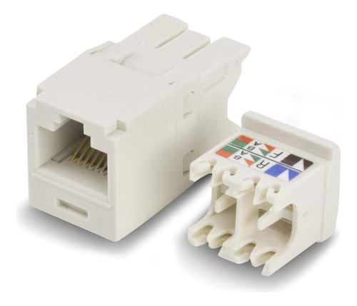 Panduit Mini-com Tx6 Plus Cat6 Jack, Blanquecino, Caja De 50