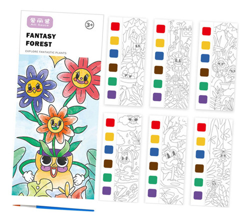 Libro De Pintura De Acuarela For Niños Libros De Bosque