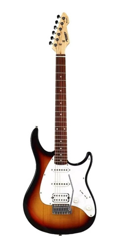 Imagen 1 de 3 de Guitarra eléctrica Peavey Raptor Plus de tilo sunburst con diapasón de palo de rosa