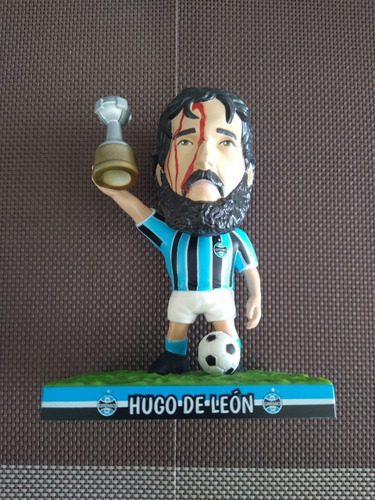 Miniatura Grêmio, Hugo De Léon, 12 Cm, Novo.