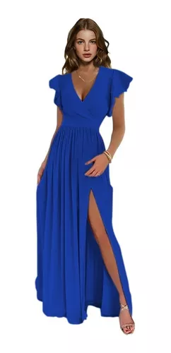 Vestido Azul Rey MercadoLibre 📦