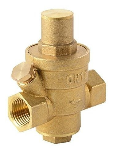 Regulador De Presion De Agua Laton Sin Plomo Ajustable Dn1
