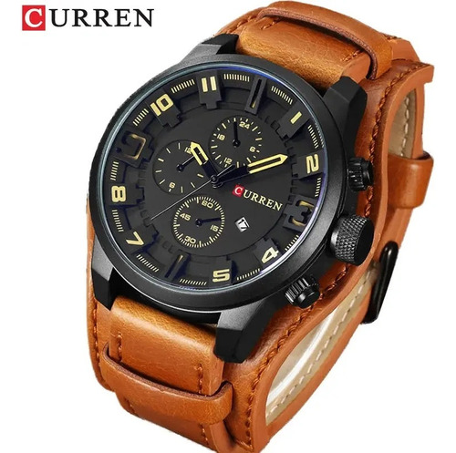 Reloj Curren De Cuero Oferta