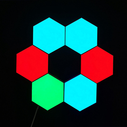 Z Lámpara Led Inteligente Hexagonal Panel De Luz Modular