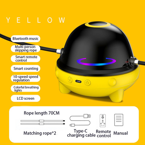 Saltar La Cuerda Máquina Contador Automático Amarillo