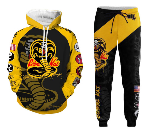 Karate Kid Cobra Kai Sudadera Pantalones Juego De 2 Piezas