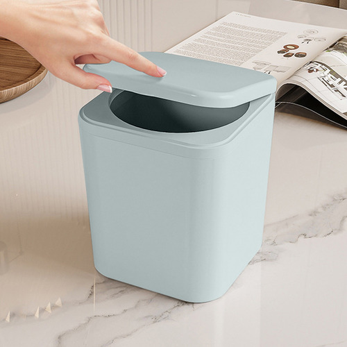 Mini Home Flip Top Storage Box Car Storage Bin Desktop Tray
