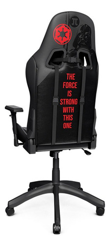 Cadeira Gamer - Edição limitada de colecionador Darth Vader, cor: preto, material de estofamento: couro sintético