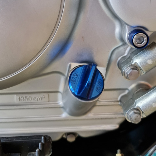 Tapon Varilla Nivel De Aceite Rb Xr Tornado / Cbx 250 Azul