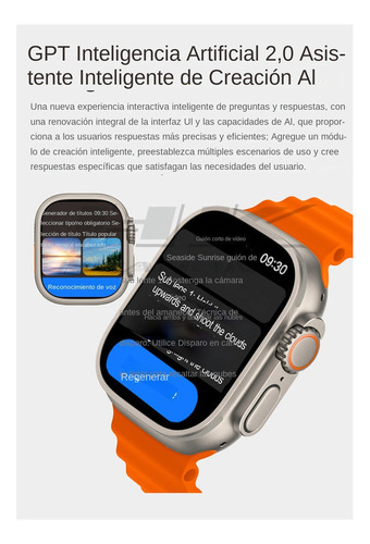 L Smartwatch Hk9 Ultra 2 De 2 Gb Rom Amoled Screen