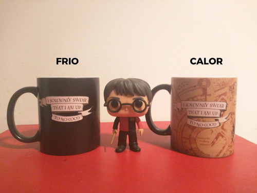 Taza Magica 3d Harry Potter Mapa Del Merodeador