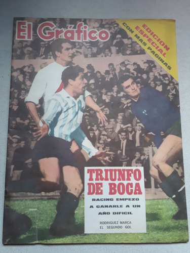 El Grafico N° 2398 - 21 Septiembre 1965 - Boca Racing 