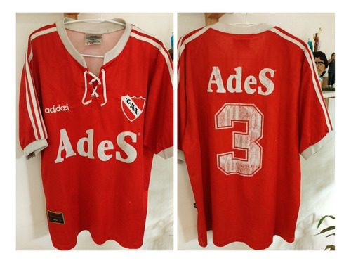 Camiseta De Independiente adidas 1996 Usada En Juego