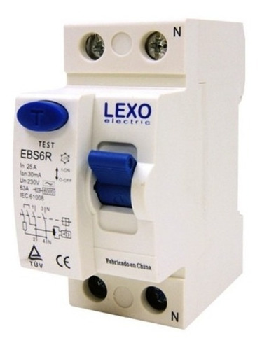 Lexo Ebs6r Interruptor Diferencial 2x25 A 30 Ma