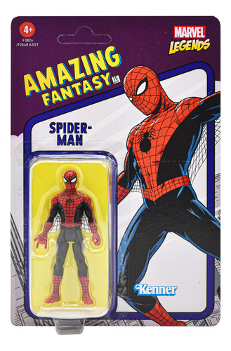 Amazing Fantasy Spider Man Marvel Legends Kenner Hasbro