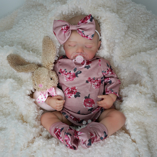 Brastoy Muñeca Bebé Reborn De Silicona Realista Niña 48cm