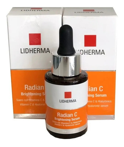 Sérum Brightening Serum Lidherma Radian C con vitamina C y ac. hialurónico 30g