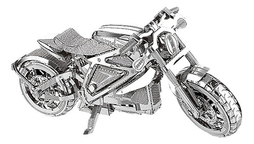 Modelo De Montaje De Metal 3d Diy Puzzle Motocicleta Desktop