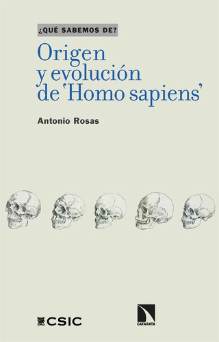 Libro Origen Y Evolucion De 'homo Sapiens' - Rosas, Antonio