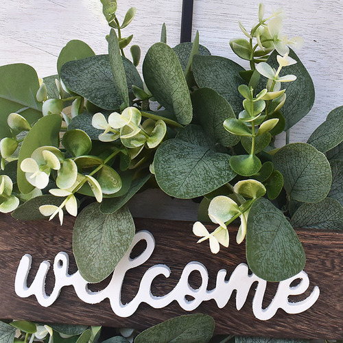 Simulação: Durable Leaf Creative Wreath Artificial Garland H
