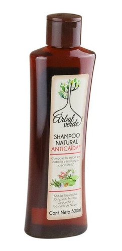 Imagen 7 de 10 de Shampoo Orgánico Arbol Verde Combate Caída Del Cabello 500ml