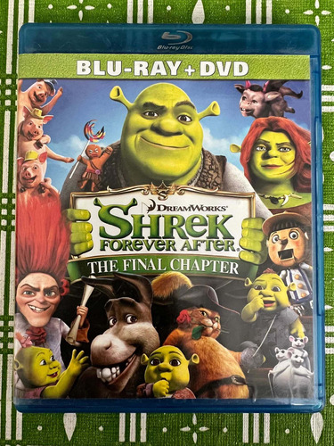 Blu-ray + Dvd Shrek Forever After El Capítulo Final