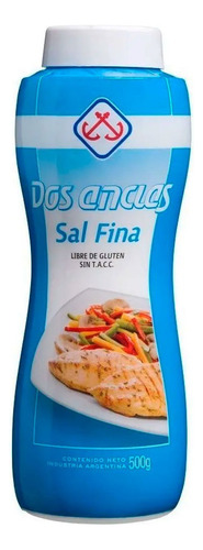 Sal Fina Dos Anclas Salero X 500 Gr