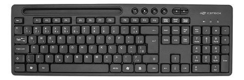 Teclado C3tech Sem Fio Nano Receptor Preto Kb-w100bk